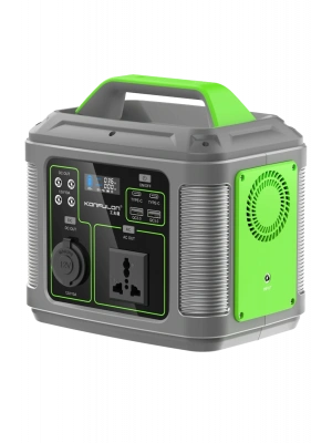 Konfulon CN04 Powerbank 300W 60.000 mAh 5W Led Işıklı Kamp Şarj PD 60W - Gri