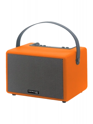 Konfulon F31 50W Sürücülü 2 Adet Mikrofonlu BT 5.2 Kablosuz Hoparlör - Turuncu