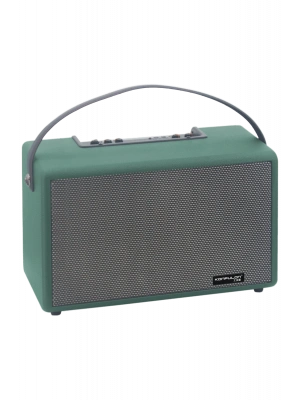 Konfulon F32 2x50W Sürücülü 2 Adet Mikrofonlu BT 5.2 Kablosuz Hoparlör - Yeşil