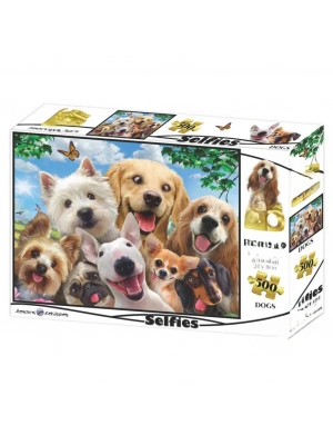 Köpek Selfie 500 Parça Yetişkin Puzzle