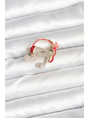 Kulaklıklı Nota Model Broş