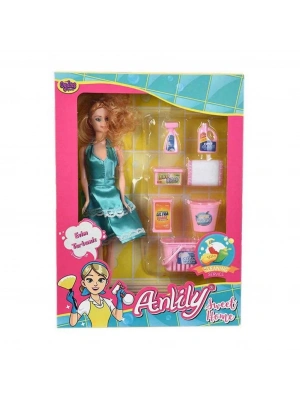Kutuda Anlily Temizlik Setli Bebek 2442