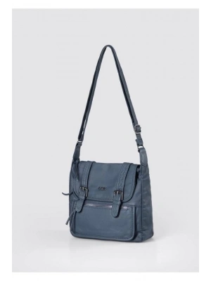 Liye Mavi Cilt Omuz Çantası