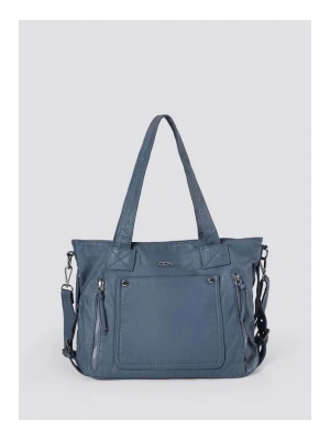Lonti Mavi Cilt Omuz Çantası