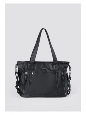 Lonti Siyah Cilt Omuz Çantası