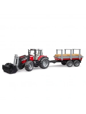 M. Ferguson 7480 ve Kütük Taş. Römork