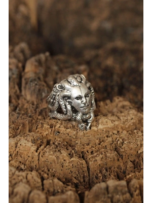 Medusa Model Ayarlanabilir Erkek Yüzük