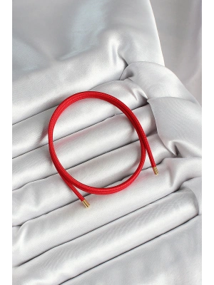 Mıknatıslı  Koyu Kırmızı Renk Sarmal Kadın Bileklik