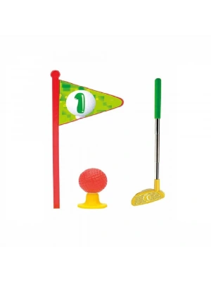 Mini Golf Oyun Seti - Sarı Top Çukuru