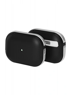 Movenchy Airpods Pro 2 (2.nesil) MO-A8 Armor Kılıf - Gümüş