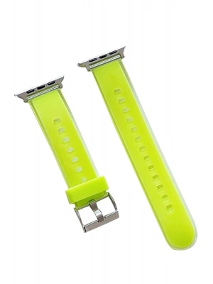 Movenchy Watch 38mm Jelly Silikon Kordon - Yeşil