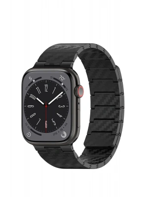 Movenchy Watch 45mm Carbon Steel Kordon - Siyah