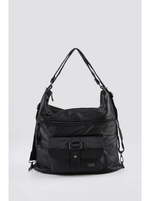 Mower Siyah Cilt Omuz Çantası