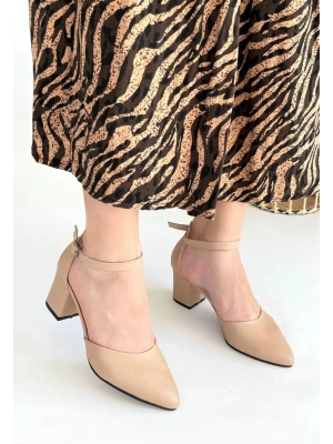 Mulen Nude Cilt Topuklu Ayakkabı