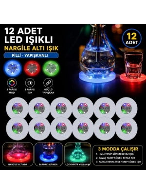 Nargile Altı Işık 12’li Set