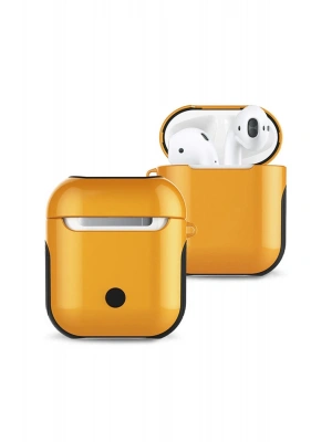 Newface Airpods 2 (2.nesil) 3in1 Kılıf - Sarı
