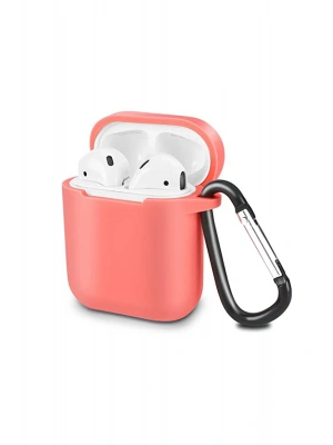 Newface Airpods 2 (2.nesil) Sert Silikon Kılıf - Fuşya