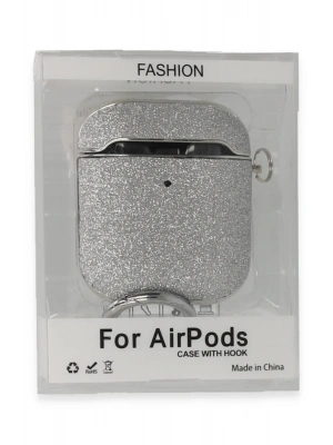 Newface Airpods 2 (2.nesil) Spell Simli Kılıf - Gümüş