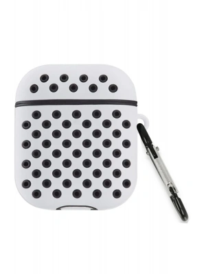 Newface Airpods 2 (2.nesil) Spor Delikli Kılıf - Gri-Siyah