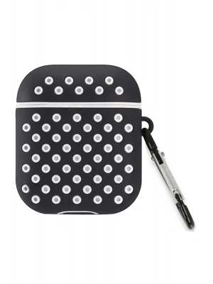 Newface Airpods 2 (2.nesil) Spor Delikli Kılıf - Siyah-Beyaz