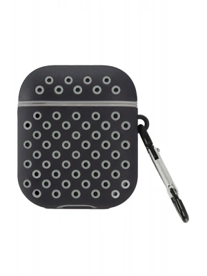 Newface Airpods 2 (2.nesil) Spor Delikli Kılıf - Siyah-Gri