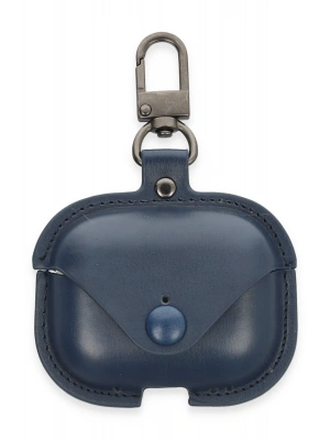 Newface Airpods 3 (3.nesil) Çanta Deri Kılıf - Lacivert