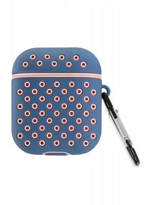 Newface Airpods 3 (3.nesil) Spor Delikli Kılıf - Mavi-Pembe