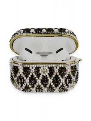 Newface Airpods Pro 2 (2.nesil) Klor Taşlı Kılıf - Desen 3