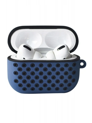 Newface Airpods Pro 2 (2.nesil) Spor Delikli Kılıf - Lacivert-Siyah