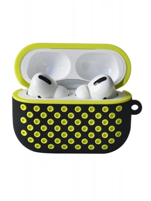 Newface Airpods Pro 2 (2.nesil) Spor Delikli Kılıf - Siyah-Sarı