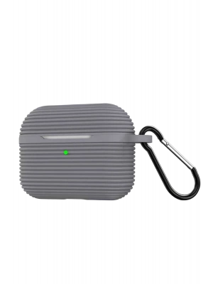 Newface Airpods Pro 3 (3.nesil) Raven Silikon Kılıf - Gri