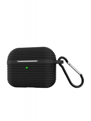 Newface Airpods Pro 3 (3.nesil) Raven Silikon Kılıf - Siyah