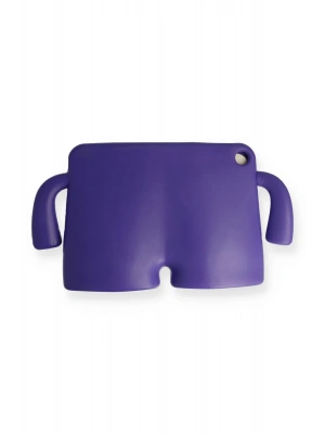 Newface Apple iPad Pro 13 (2024) Karakter Tablet Silikon - Mor