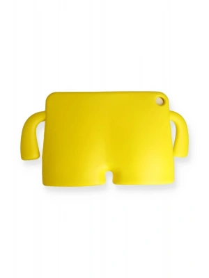 Newface Apple iPad Pro 13 (2024) Karakter Tablet Silikon - Sarı