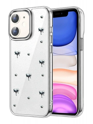 Newface Apple iPhone 11 Fiyonk Desenli Kapak - Desen 1