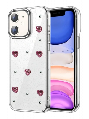 Newface Apple iPhone 11 Fiyonk Desenli Kapak - Desen 3