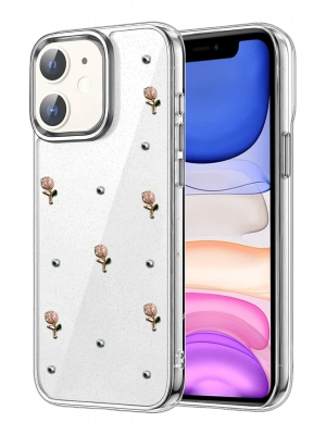 Newface Apple iPhone 11 Fiyonk Desenli Kapak - Desen 6