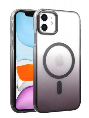 Newface Apple iPhone 11 Glossy Magsafe Kapak - Siyah