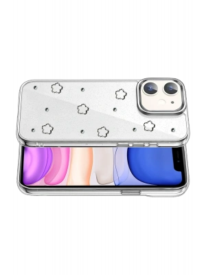 Newface Apple iPhone 12 Fiyonk Desenli Kapak - Desen 2