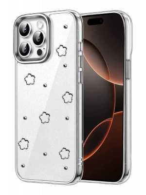 Newface Apple iPhone 14 Pro Max Fiyonk Desenli Kapak - Desen 2