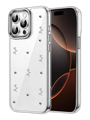 Newface Apple iPhone 14 Pro Max Fiyonk Desenli Kapak - Desen 4