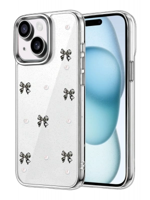 Newface Apple iPhone 15 Fiyonk Desenli Kapak - Desen 8