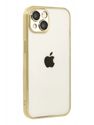 Newface Apple iPhone 15 Razer Lensli Silikon - Gold