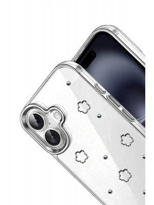 Newface Apple iPhone 16 Plus Fiyonk Desenli Kapak - Desen 2