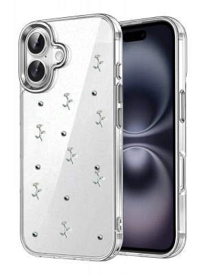 Newface Apple iPhone 16 Plus Fiyonk Desenli Kapak - Desen 4