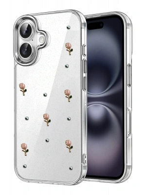 Newface Apple iPhone 16 Plus Fiyonk Desenli Kapak - Desen 6