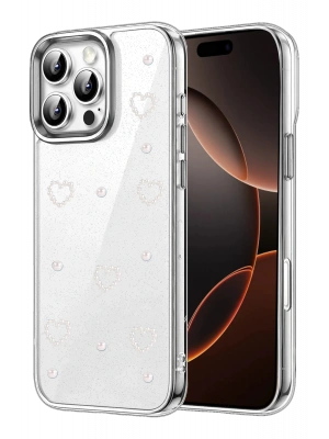 Newface Apple iPhone 16 Pro Fiyonk Desenli Kapak - Desen 10