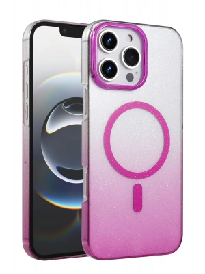 Newface Apple iPhone 16 Pro Glossy Magsafe Kapak - Mor