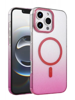 Newface Apple iPhone 16 Pro Glossy Magsafe Kapak - Pembe