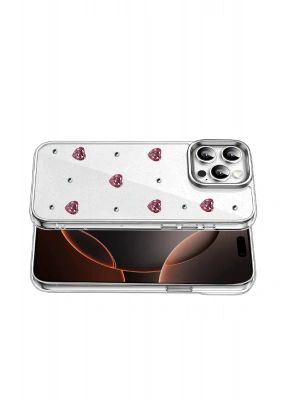 Newface Apple iPhone 16 Pro Max Fiyonk Desenli Kapak - Desen 3